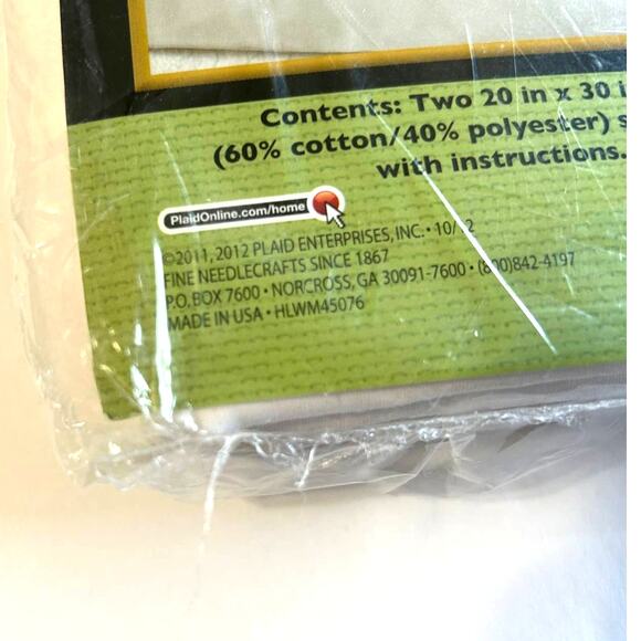 Bucilla Butterflies in Flight Needlepoint Stamped Pillowcases #WM45176 NIP - Picture 6 of 7